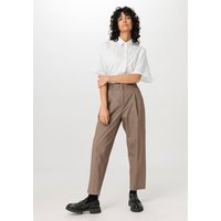 hessnatur Damen Hose Ballon Relaxed aus Bio-Baumwolle - braun - Größe 36 von hessnatur