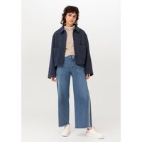 hessnatur Damen Jeans ALVA Mid Rise Wide Leg aus Bio-Denim - blau - Größe 33/30 von hessnatur