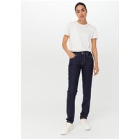 hessnatur Damen Jeans LEA Mid Rise Slim aus Bio-Denim - blau - Größe 32/32 von hessnatur