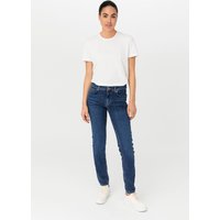 hessnatur Damen Jeans LINA Mid Rise Skinny aus Bio-Denim - blau - Größe 29/34 von hessnatur