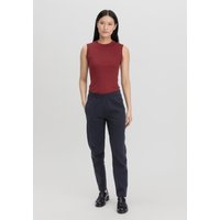 hessnatur Damen Jersey-Hose Regular aus Bio-Baumwolle - blau - Größe 40 von hessnatur