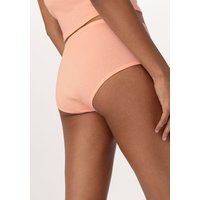 hessnatur Damen Panty Low Cut im 2er-Pack PURE NATURE aus Bio-Baumwolle - orange - Größe 34 von hessnatur