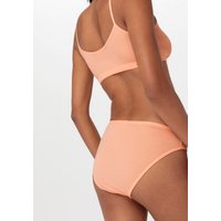 hessnatur Damen Slip Regular Cut im 2er-Pack PURE NATURE aus Bio-Baumwolle - orange - Größe 48 von hessnatur