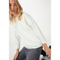 hessnatur Damen Slub Shirt Regular aus Bio-Baumwolle - weiß - Größe 48 von hessnatur