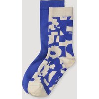 hessnatur Damen-Socken im 2er-Pack aus Bio-Baumwolle - blau - Größe 41-43 von hessnatur