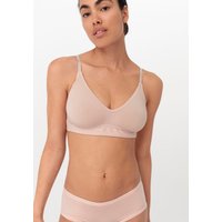 hessnatur Damen Triangel-BH aus Bio-Baumwolle und Tencel™Modal - rosa - Größe 80D von hessnatur