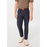 hessnatur Herren Chino RON Relaxed aus Bio-Baumwolle - blau - Größe 50 von hessnatur