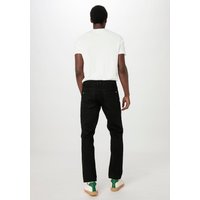 hessnatur Herren Coreva™ Jeans BEN Regular Straight aus Bio-Denim - schwarz - Größe 36/32 von hessnatur