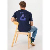 hessnatur Herren Heavy Shirt Relaxed aus Bio-Baumwolle - blau - Größe XS von hessnatur