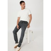 hessnatur Herren Jeans BEN Regular Straight BETTERRECYCLING aus Bio-Denim - schwarz - Größe 28/30 von hessnatur