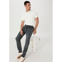 hessnatur Herren Jeans BEN Regular Straight BETTERRECYCLING aus Bio-Denim - schwarz - Größe 34/30 von hessnatur