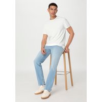 hessnatur Herren Jeans BEN Regular Straight aus Bio-Denim - blau - Größe 36/32 von hessnatur