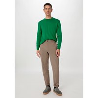 hessnatur Herren Jersey-Hose TINO Regular aus Bio-Baumwolle - braun - Größe 46 von hessnatur