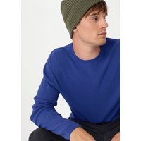 hessnatur Herren Pullover Regular aus Bio-Baumwolle - blau - Größe 54 von hessnatur