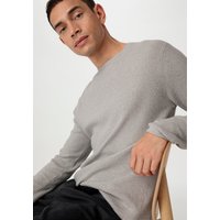 hessnatur Herren Pullover Regular aus Bio-Baumwolle - grau - Größe 54 von hessnatur