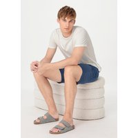 hessnatur Herren Pyjama Regular PURE COTTON aus Bio-Baumwolle - weiß - Größe 50 von hessnatur