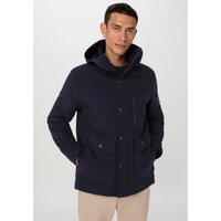 hessnatur Herren Softshell Jacke Regular NATURE SHELL aus Bio-Baumwolle - blau - Größe 48 von hessnatur