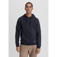 hessnatur Herren Sweat-Hoodie Relaxed aus Bio-Baumwolle - blau - Größe 46 von hessnatur