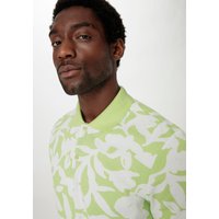 hessnatur Herren Zwirn Polo Shirt Regular aus Bio-Baumwolle - grün - Größe 52 von hessnatur