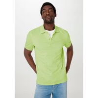 hessnatur Herren Zwirn Polo Shirt Regular aus Bio-Baumwolle - grün - Größe 56 von hessnatur