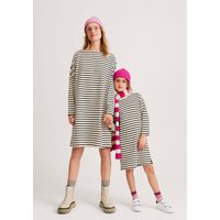 hessnatur Kinder Kleid Relaxed aus Bio-Baumwolle - schwarz - Größe 122/128 von hessnatur