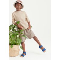 hessnatur Kinderschuhe BetterRecycling Sandale im Trekking-Style - blau - Größe 31 von hessnatur