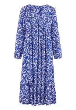 hessnatur Midi Kleid Damen Relaxed aus Reiner LENZING™ ECOVERO™ Viskose | nachhaltig und fair hergestellt (Fair Wear Foundation) von hessnatur