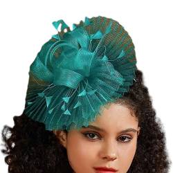 Eleganter Damen-Kopfschmuck im Karnevals-Stil der 1920er-Jahre, für Halloween, Cosplay, mittelalterliche Feder-Stirnbänder, Fascinator-Stirnbänder für Damen, Fascinator für Damen, Abschlussball, von hgnxa