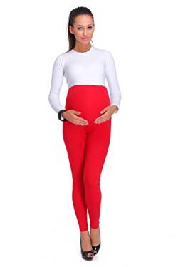 hi!mom Dicke Umstandsleggings für Damen, Gepolsterte Umstandsleggings für Frauen weiche Fleece-Linie, warme Baumwollleggings in voller Länge Fleece-Innenseite Schwangerschaftshose, Größe 34–48 EU von hi!mom