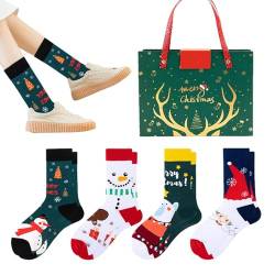 Warme weiche Urlaubssocken | Urlaub Damen Herren Bequeme weiche Socken,Weihnachtsgeschenke, Wintersocken für Weihnachtsfeier, Esszimmer, Wohnzimmer, Schlafzimmer, Arbeitszimmer Higyee von higyee