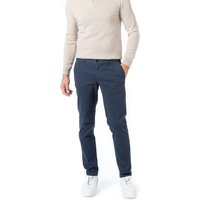 HILTL Herren Chino blau Baumwolle Slim Fit von hiltl