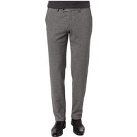 HILTL Herren Chino grau Baumwolle meliert Slim Fit von hiltl