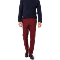 HILTL Herren Chino rot Baumwolle von hiltl