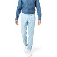 HILTL Herren Hose blau Baumwolle Slim Fit von hiltl