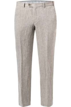 HILTL Parma Regular Fit Leinenhose beige, Einfarbig von hiltl