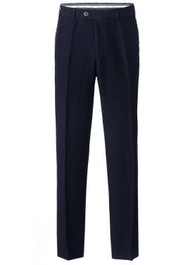 HILTL Parma Regular Fit Leinenhose blau, Einfarbig von hiltl