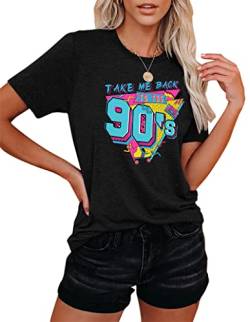 80s Baby 90s Made Me Shirt Damen Vintage Batik 90er Jahre Shirts Lässiges Retro 80er Jahre Nostalgie Shirt Oberteile von hohololo