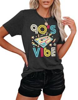 80s Baby 90s Made Me Shirt Damen Vintage Batik 90er Jahre Shirts Lässiges Retro 80er Jahre Nostalgie Shirt Oberteile von hohololo