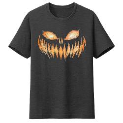 Herren Halloween KüRbisgesicht T-Shirt Mann KüRbis Shirt Herbst Karneval Shirts…… von hohololo