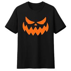 Herren Halloween KüRbisgesicht T-Shirt Mann KüRbis Shirt Herbst Karneval Shirts…… von hohololo