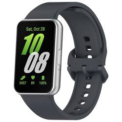 Galaxy Fit 3 Armbänder Kompatibel mit Samsung Galaxy Fit3 SM-R390 für Frauen Männer, Klassisches buntes wasserdichtes Sportuhrband Armband für Galaxy Fit 3 Smart Watch Ersatzband Zubehör von honecumi