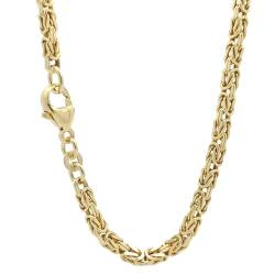 hoplo holzenplotz Königskette Halskette Breite 2,8 mm - 333-8 Karat Gold Auswahl, Kettenlänge:55 cm von hoplo holzenplotz