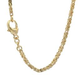 hoplo holzenplotz Goldkette Königskette Halskette Breite 1,8 mm massiv 333-8 Karat Gold, Kettenlänge:50 cm von hoplo holzenplotz