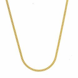 hoplo holzenplotz Panzerkette Halskette Breite 1,2 mm - 333-8 Karat Gold Auswahl, Kettenlänge:38 cm von hoplo holzenplotz