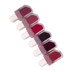 huanzhi 6 Lipgloss Velvet Satin Lipstick Lip Ice Cream Lip Glaze Waterproof Long Lasting Beauty Woman Lips von huanzhi