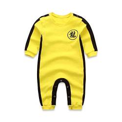 Kleinkind Baby Jungen Bruce Lee Langarm Overall Kung Fu Classic Strampler 0-36 Monate alt von huateng