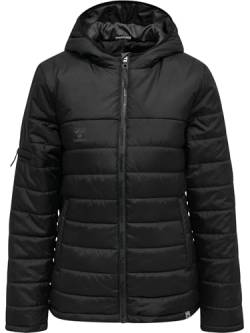 Hummel Damen Steppjacke North Quilted Hood 206688 Black/Asphalt XL von hummel