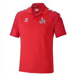 hummel 1. FC Köln Poloshirt Herren rot, M von hummel