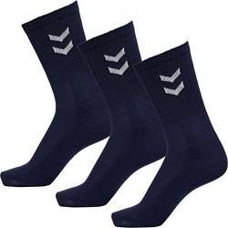 hummel 3-Pack Basic Sock Marineblau Größe 12 von hummel