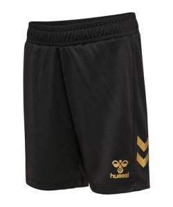 hummel E24C LTD Poly Short Kids Black/Gold - 140 von hummel